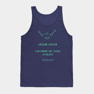 Pigment Molecules Viridian Green Tank Top